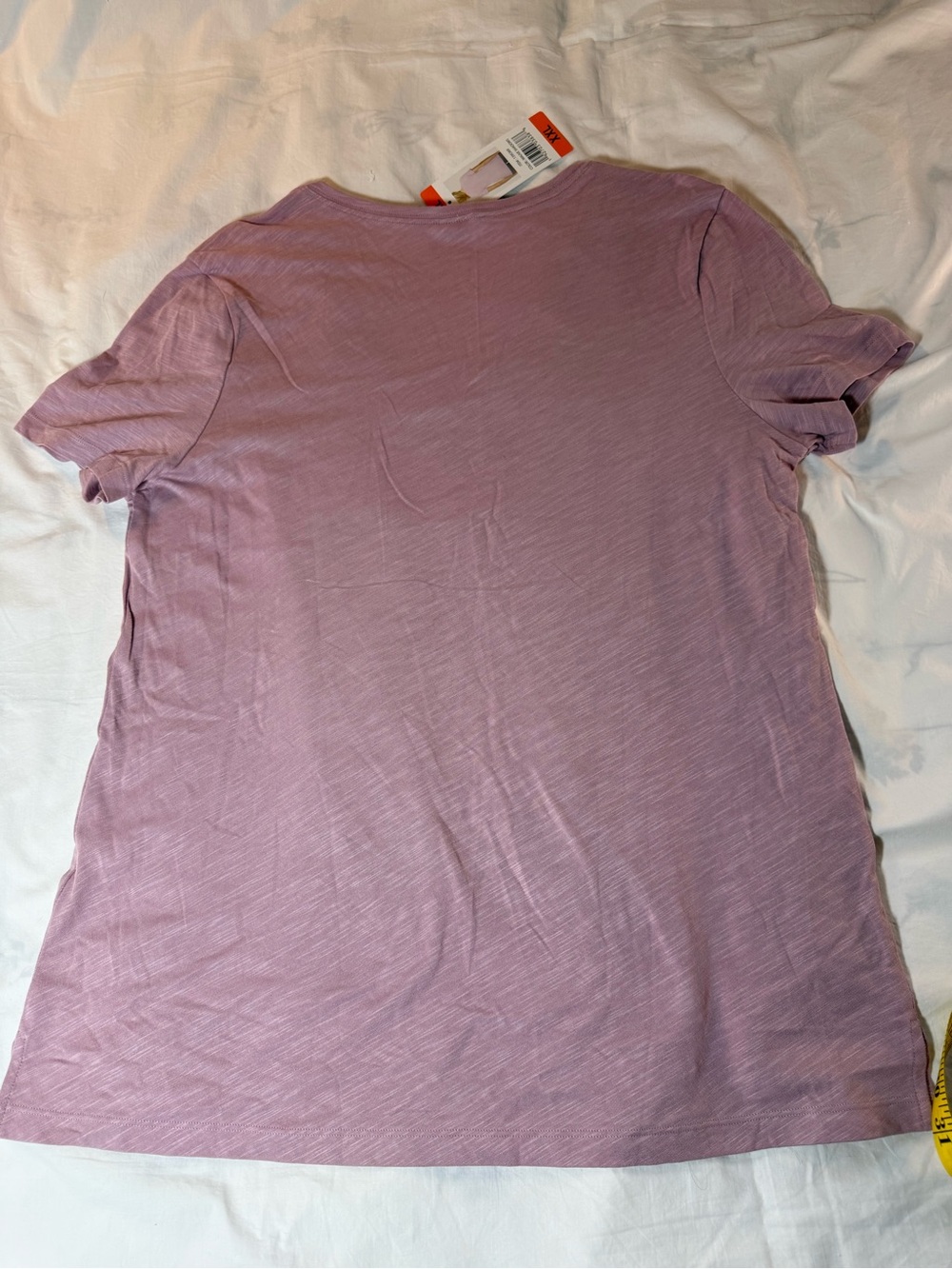 Felina Lavender V-Neck Short Sleeve Tee - Picture 5 of 6